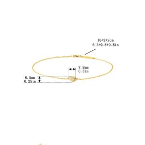 CZ Heart Bracelet