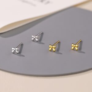 Mini Bow Knot Stud Earrings