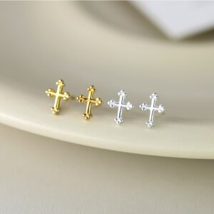 Cross Stud Earrings
