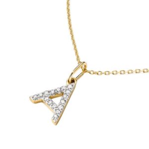 Pavé Initial Pendant Necklace