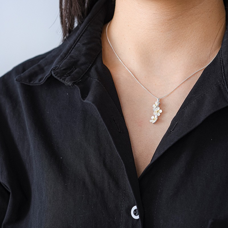 Sakura Flower Necklace - Image 2