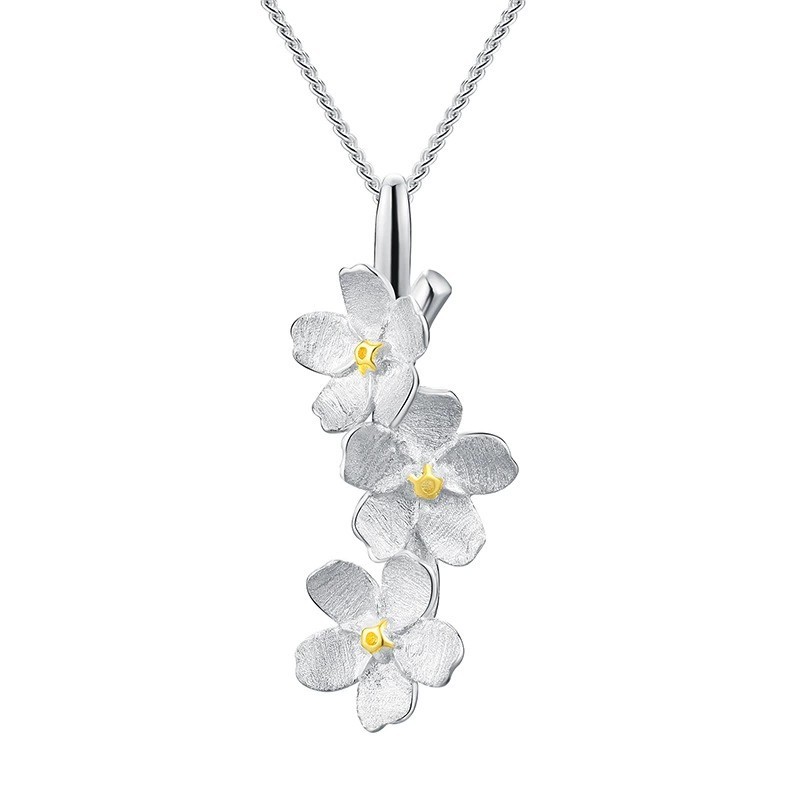 Sakura Flower Necklace - Image 3