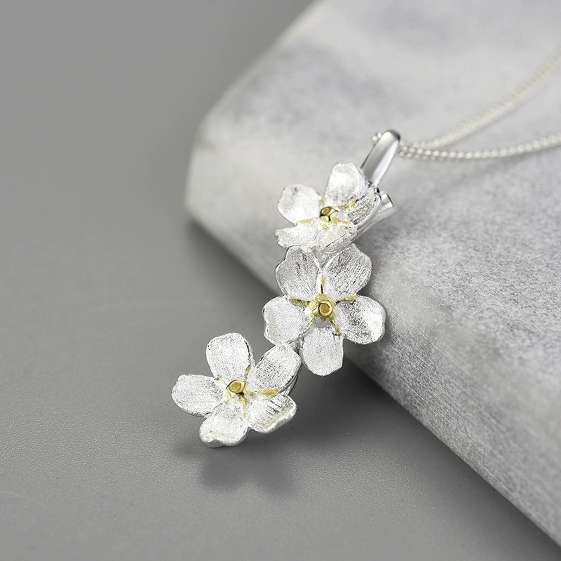 Sakura Flower Necklace - Image 4