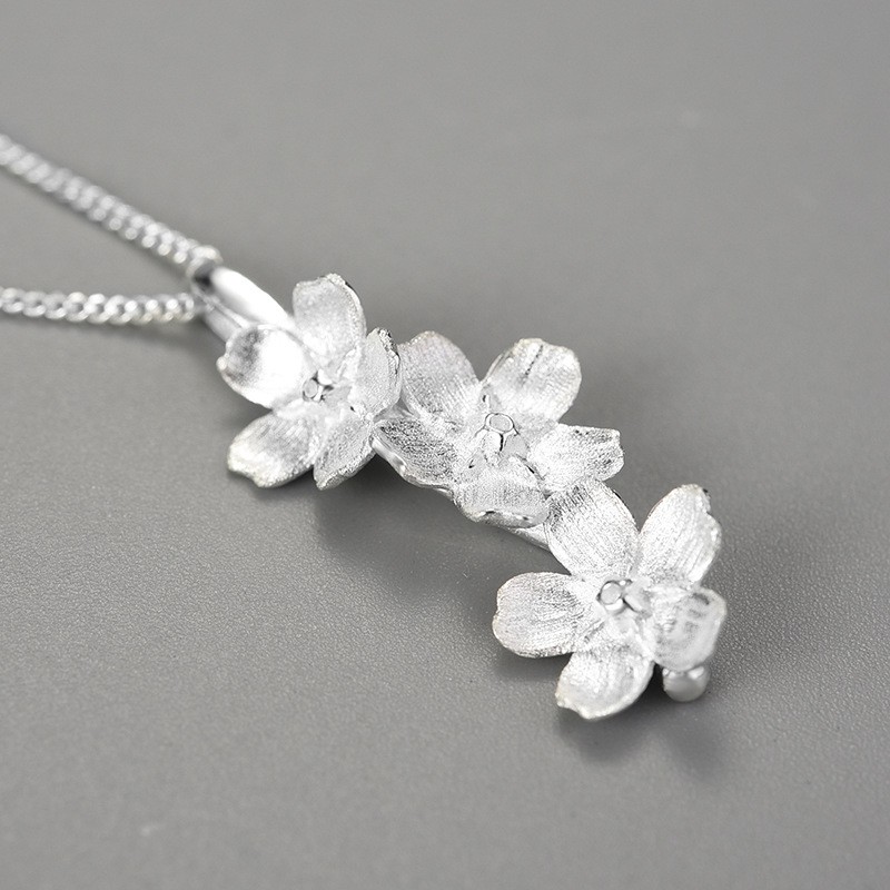 Sakura Flower Necklace - Image 6