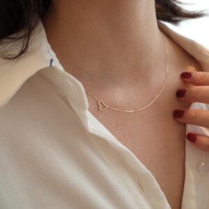 Open Heart Necklace