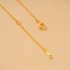 CZ Four-Petal Flower Pendant Necklace