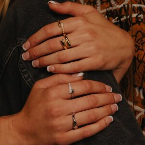 Pavé CZ Snake Wrap Open Ring