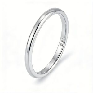 Thin Stackable Band Ring
