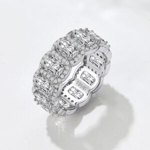 Pavé CZ Wide Band Ring