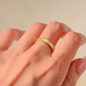 Textured Band Ring