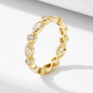 Marquise Cut CZ Eternity Ring