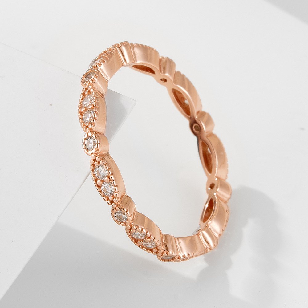 Oval Cut CZ Eternity Ring - Image 5