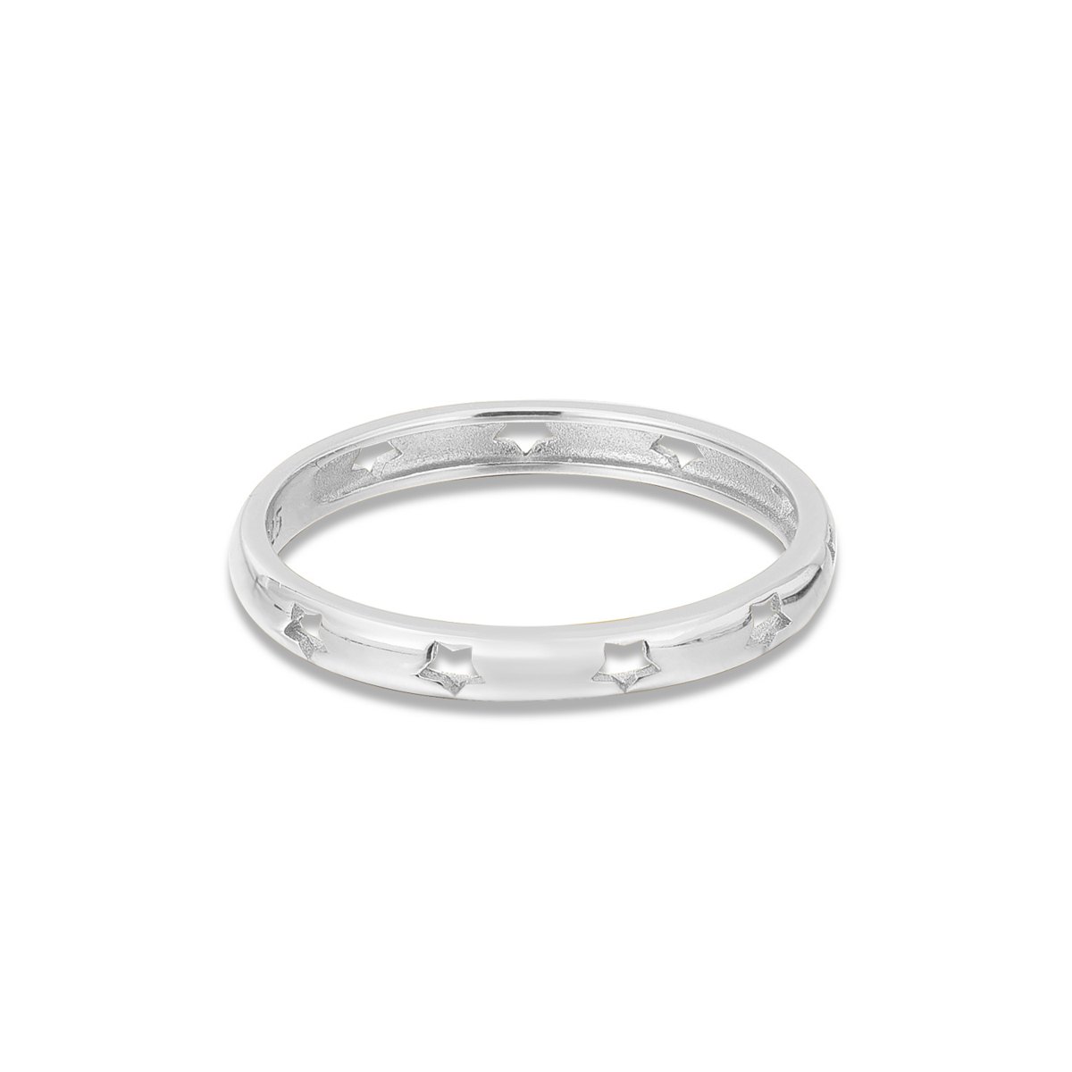 Wholesale 925 Sterling Silver Gold Plated Cubic Zirconia Band Ring Minimalist Stackable Wedding Ring for Women Jewelry - Image 2