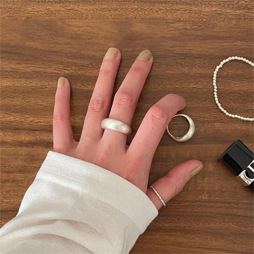 925 Sterling Silver Dome Ring for Women Chunky Statement Ring High Polished Minimalist Fashion Jewelry - Image 5