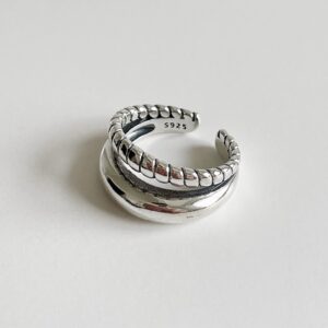 Double Layer Open Ring