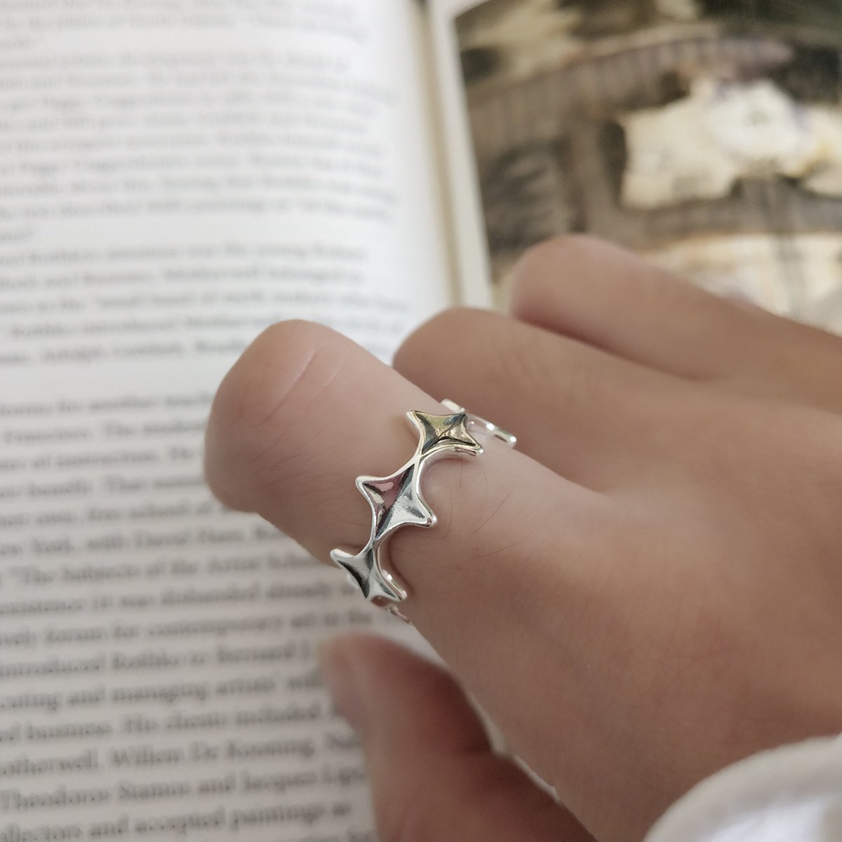 925 Sterling Silver Crown Ring for Women Adjustable Open Princess Ring Cubic Zirconia Statement Jewelry