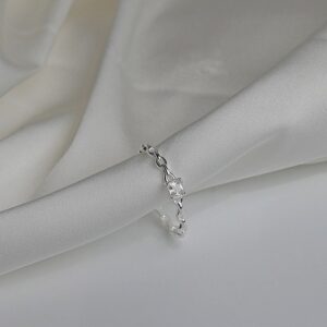 Chain Link CZ Ring