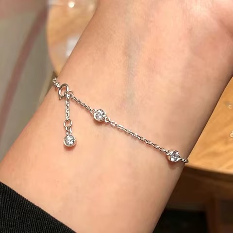 Zircon Station Bracelet - SLW-B01