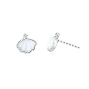 Mother of Pearl Stud Earrings