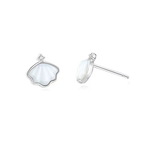 Mother of Pearl Stud Earrings - SLW-E01