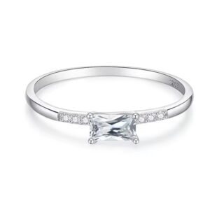 East West Zircon Ring