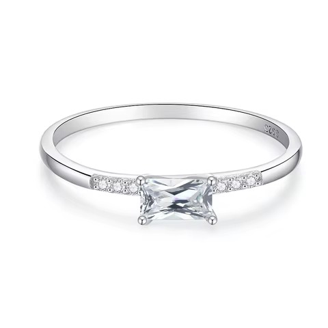 East West Zircon Ring